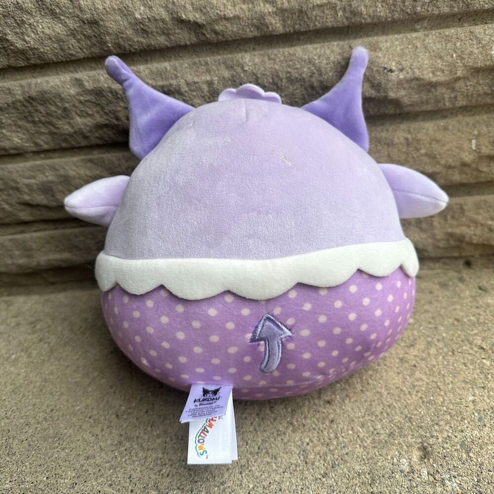 Squishmallows Sanrio Kuromi Plush Purple Polka Dot Stuffed Animal Kawaii 2025 - Picture 4 of 6